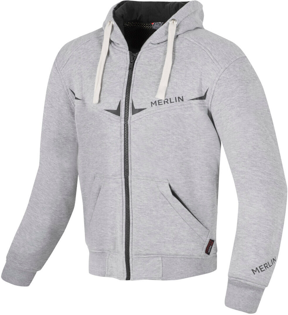 Merlin Easton Veste zip hoodie moto Gris XL