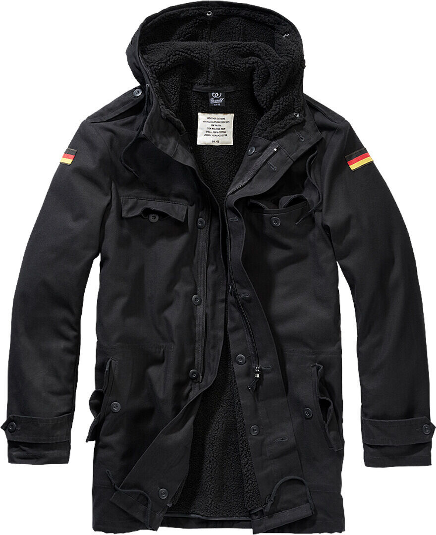 Brandit BW Parka Flag Veste Noir 2XL