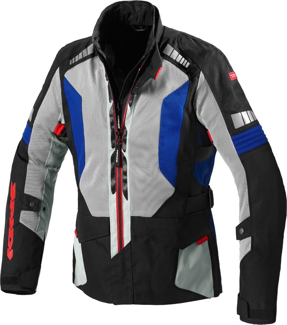 Spidi Terranet Veste textile de moto Noir Gris Bleu L