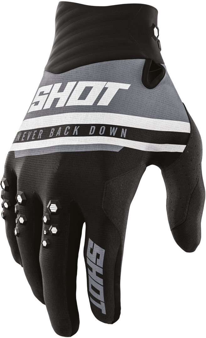 Shot Contact Shining Gants de Motocross Noir 4XL