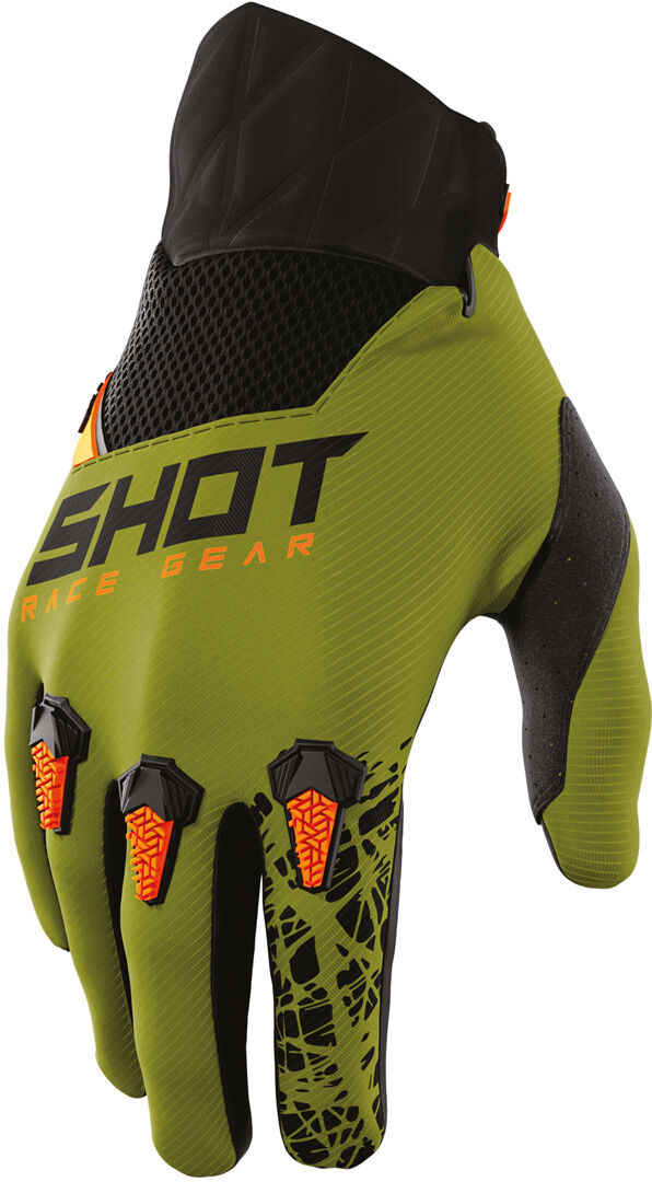 Shot Devo Storm Gants de Motocross Vert 4XL