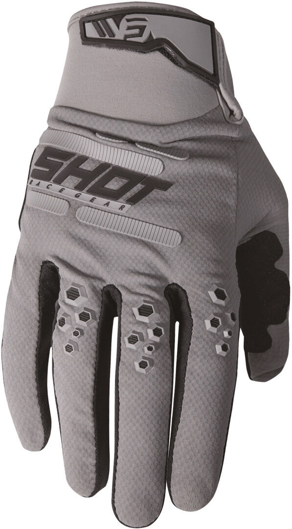 Shot Vision Motocross Gloves Gants de motocross Gris 3XL