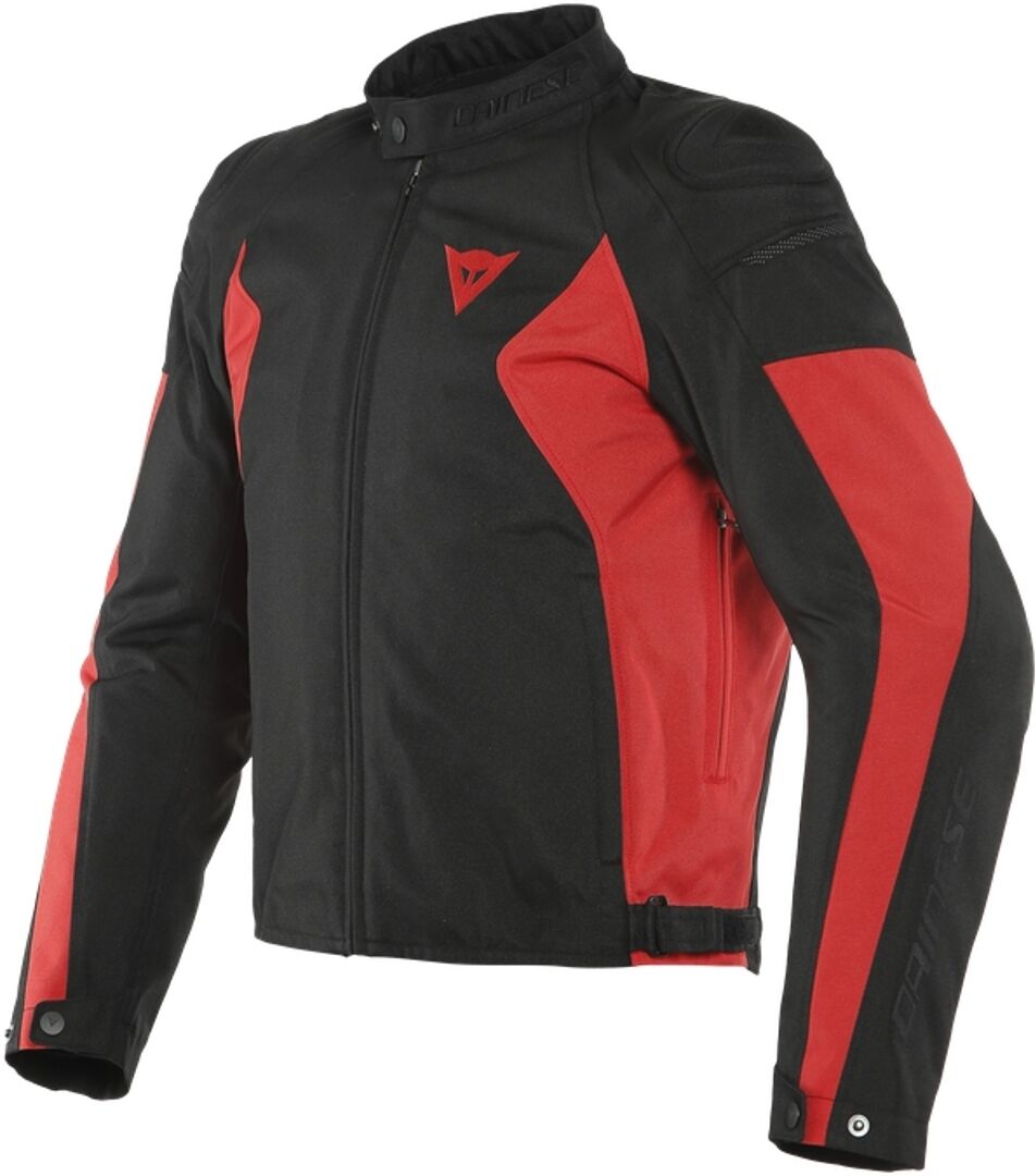 Dainese Mistica Tex Veste textile de moto Noir Rouge 56