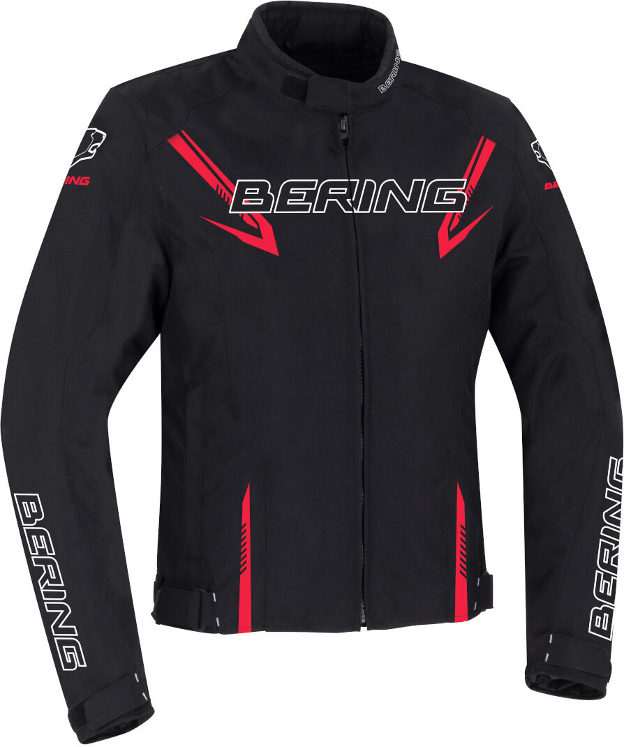 Bering Maceo Veste textile de moto Noir Rouge 4XL