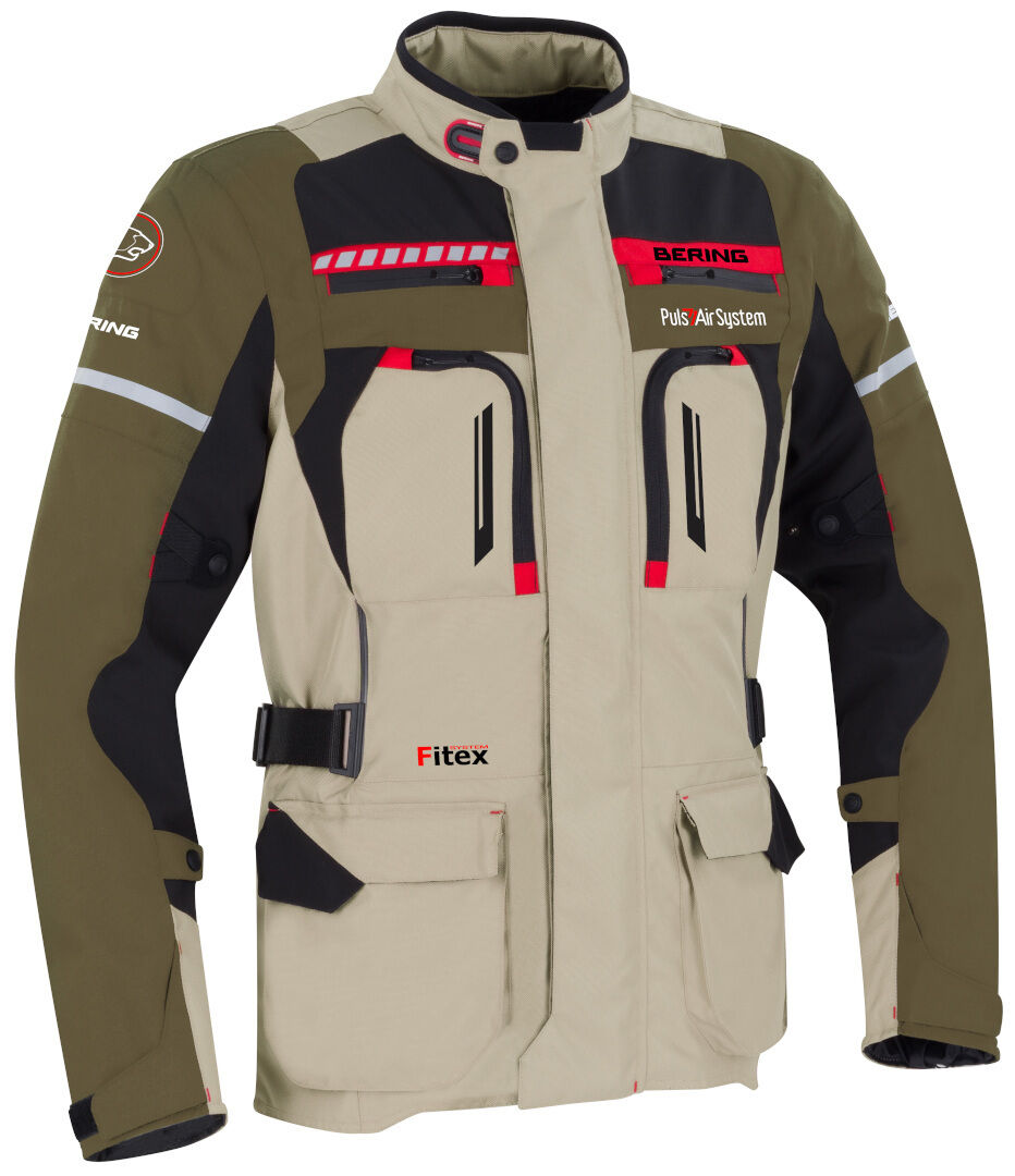 Bering Boston Veste Softshell de moto Multicolore S