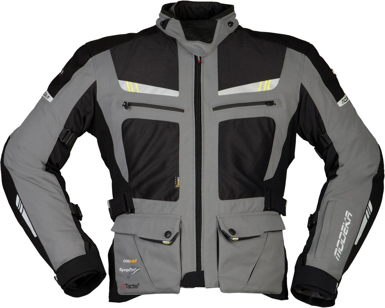 Modeka AFT Air Veste textile de moto Noir Gris L