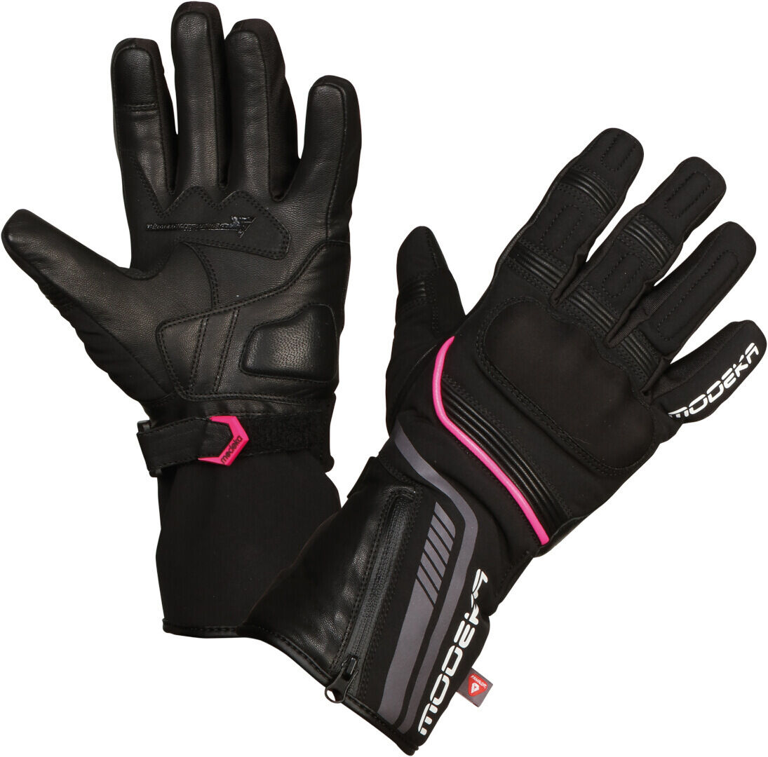 Modeka Makari Gants de moto de dames Noir Rose XL