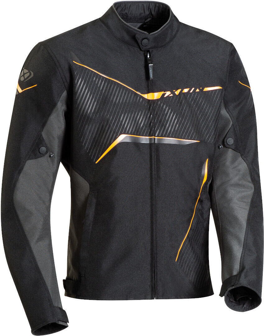 Ixon Slash Veste textile moto Noir Gris Orange S