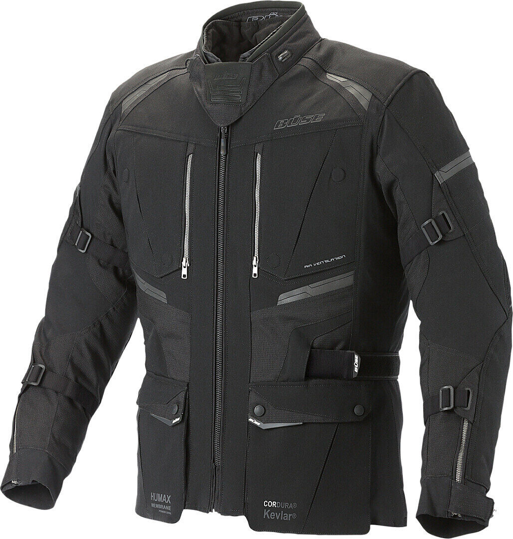 Büse Borgo Veste textile moto Noir 54