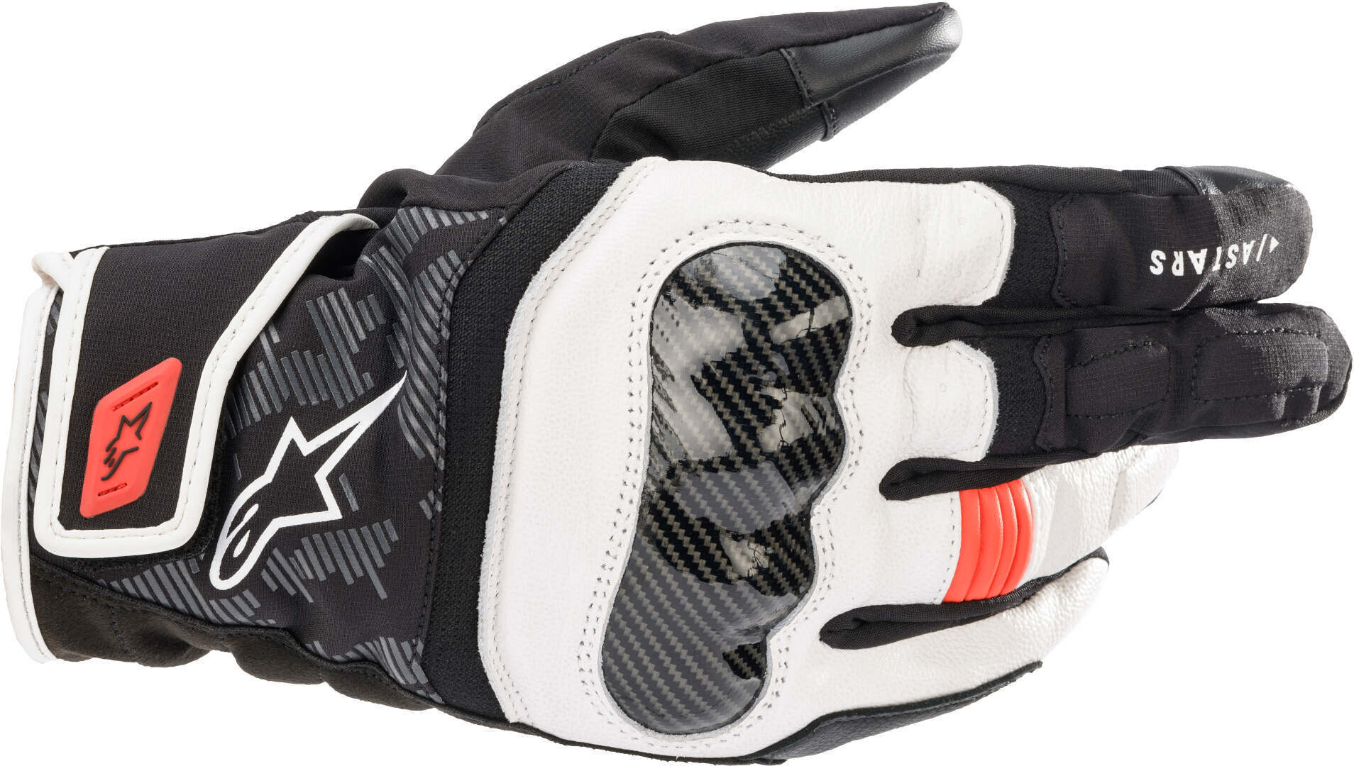 Alpinestars SMX Z Drystar Gants de moto Noir Blanc Rouge L