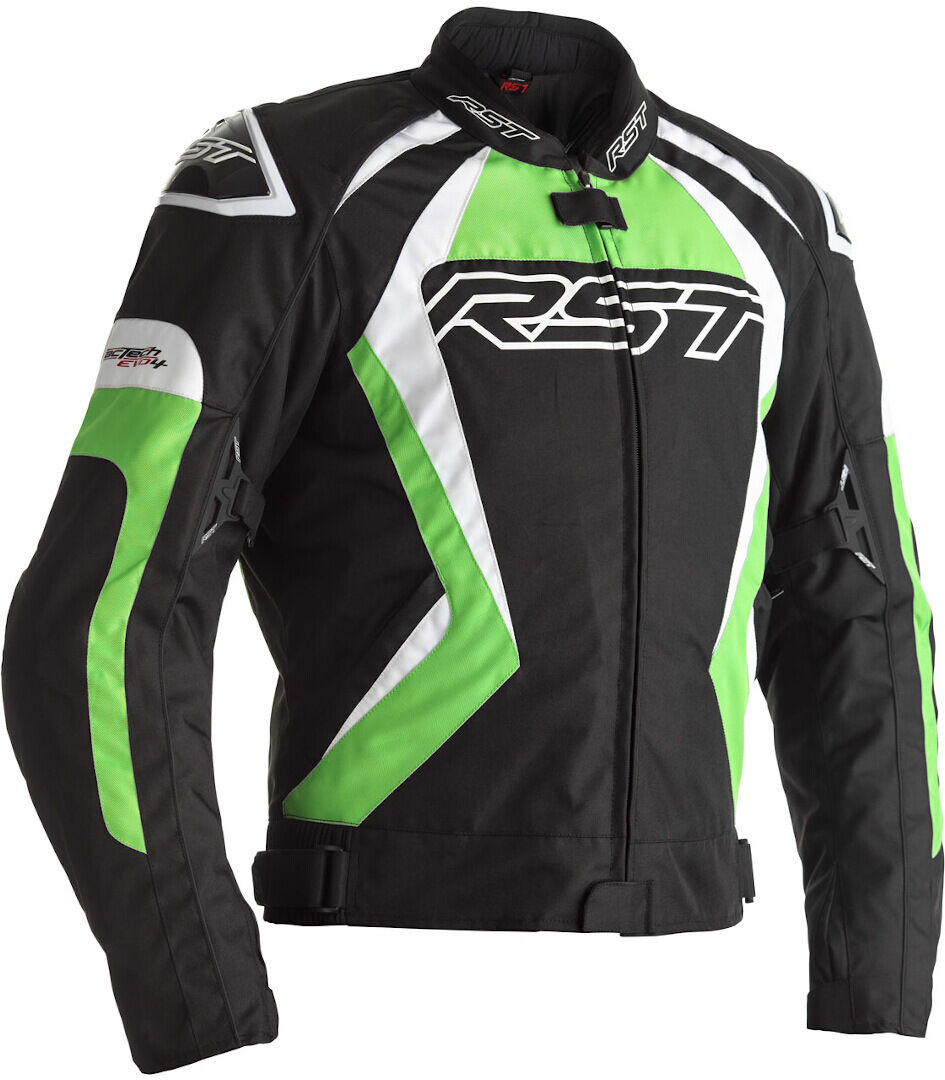 RST Tractech EVO 4 Veste textile moto Noir Vert XL