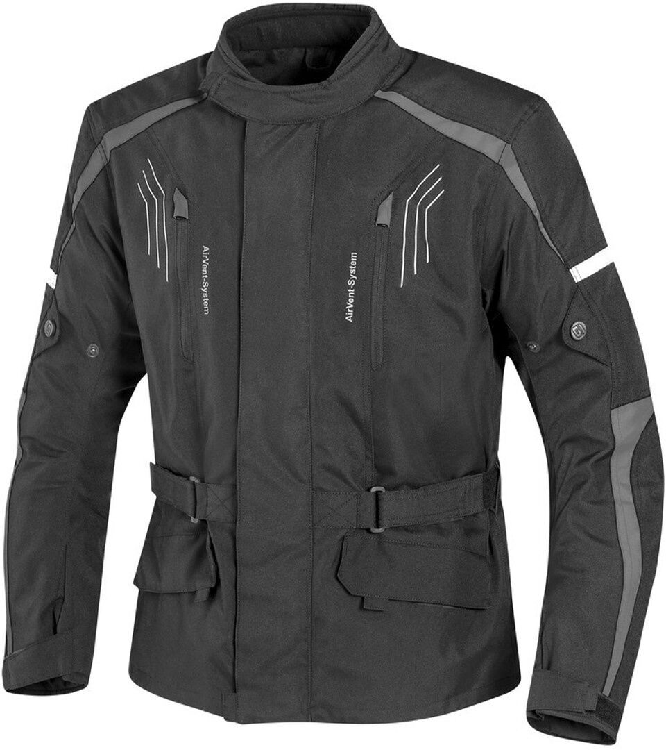 gms Dayton Veste textile moto Noir Gris 2XL