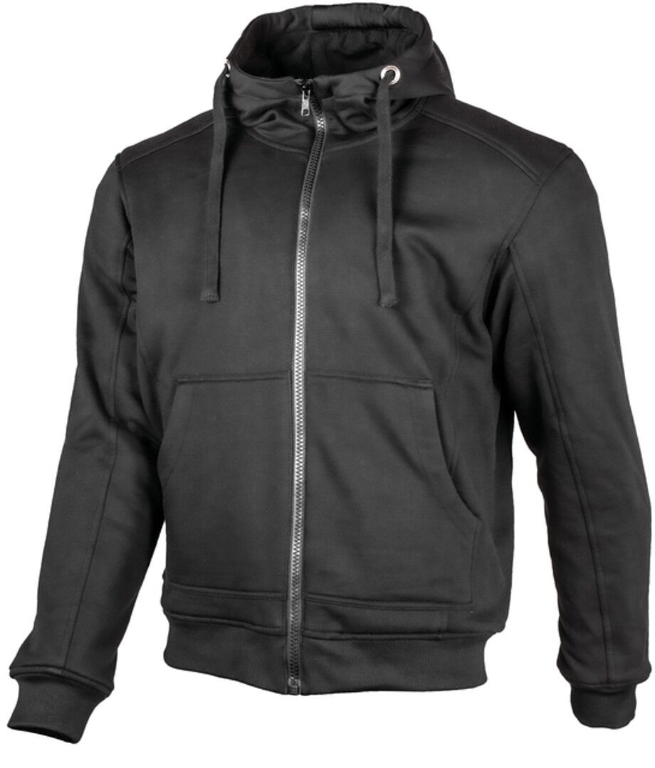 GMS Grizzly WP Hoodie de moto Noir 3XL