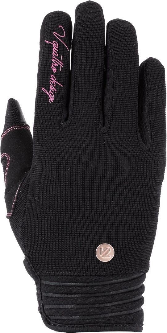 Vquattro Design District 18 Lady Gants de moto de dames Noir Rose XS