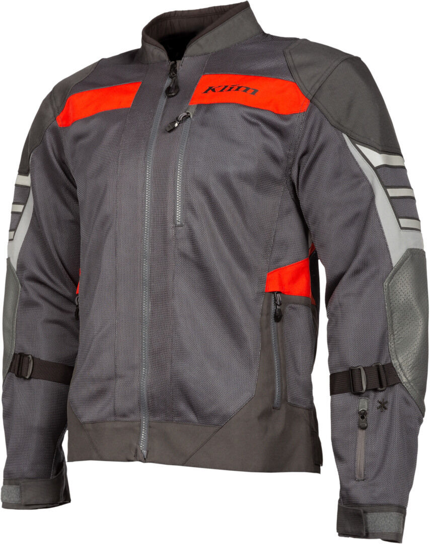 Klim Induction Pro Veste textile moto Gris Rouge 2XL