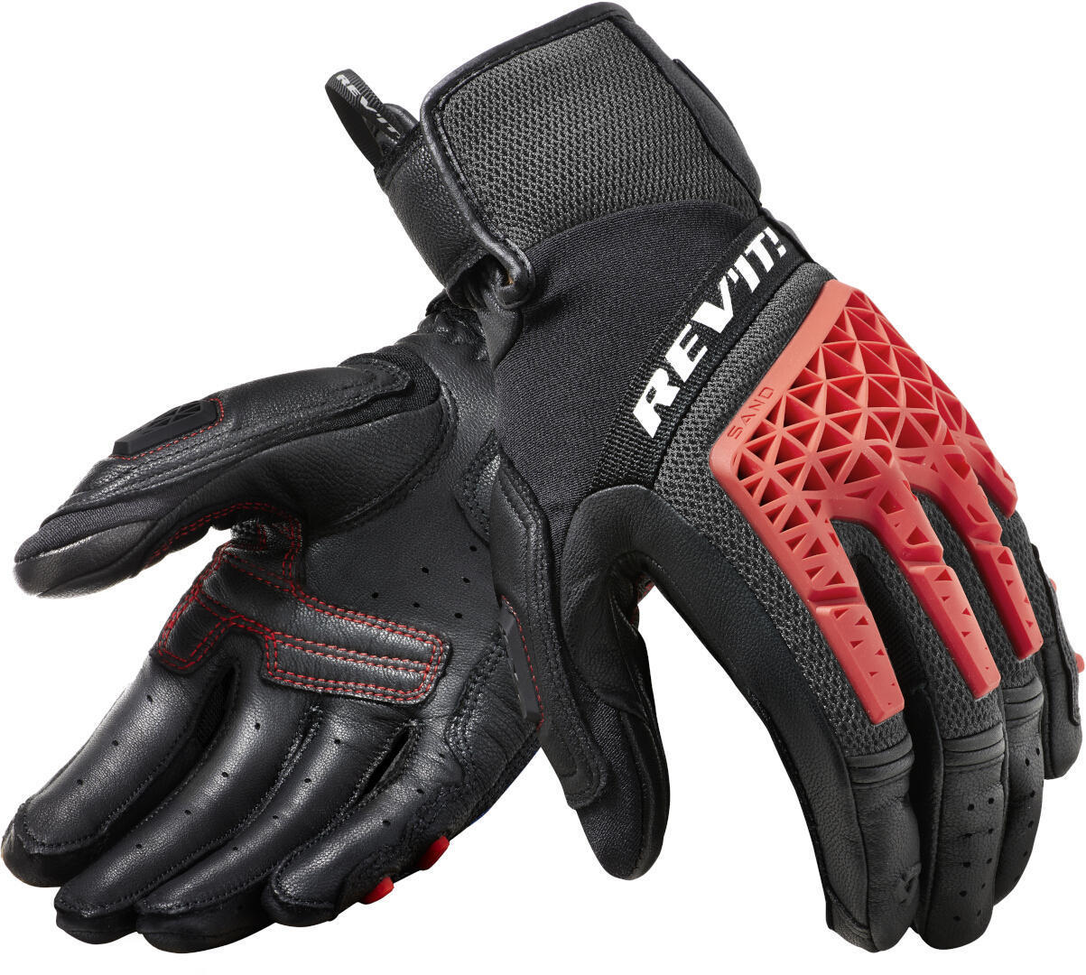 Revit Sand 4 Gants de moto Noir Rouge M