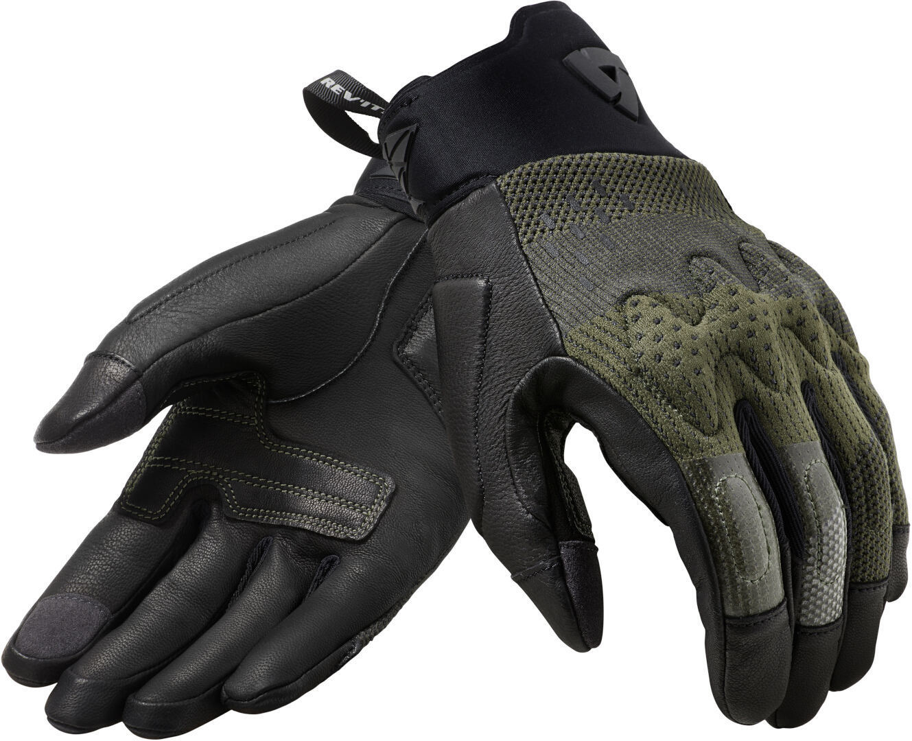 Revit Kinetic Gants de moto Noir Brun L