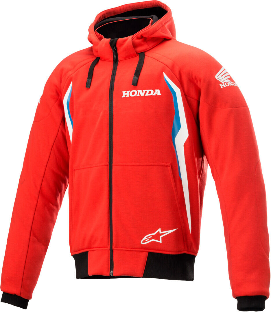 Alpinestars Honda Chrome V2 Sport Hoodie de moto Rouge M