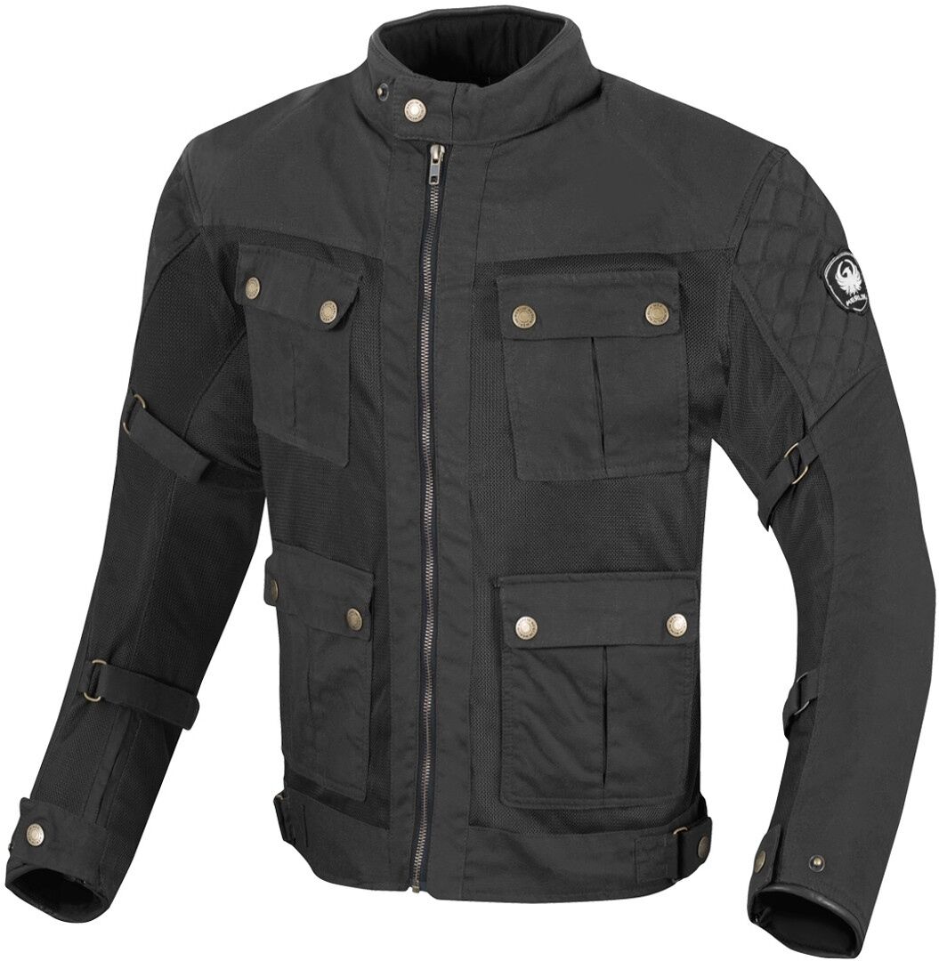 Merlin Chigwell Utility Veste ciré de moto Noir 4XL