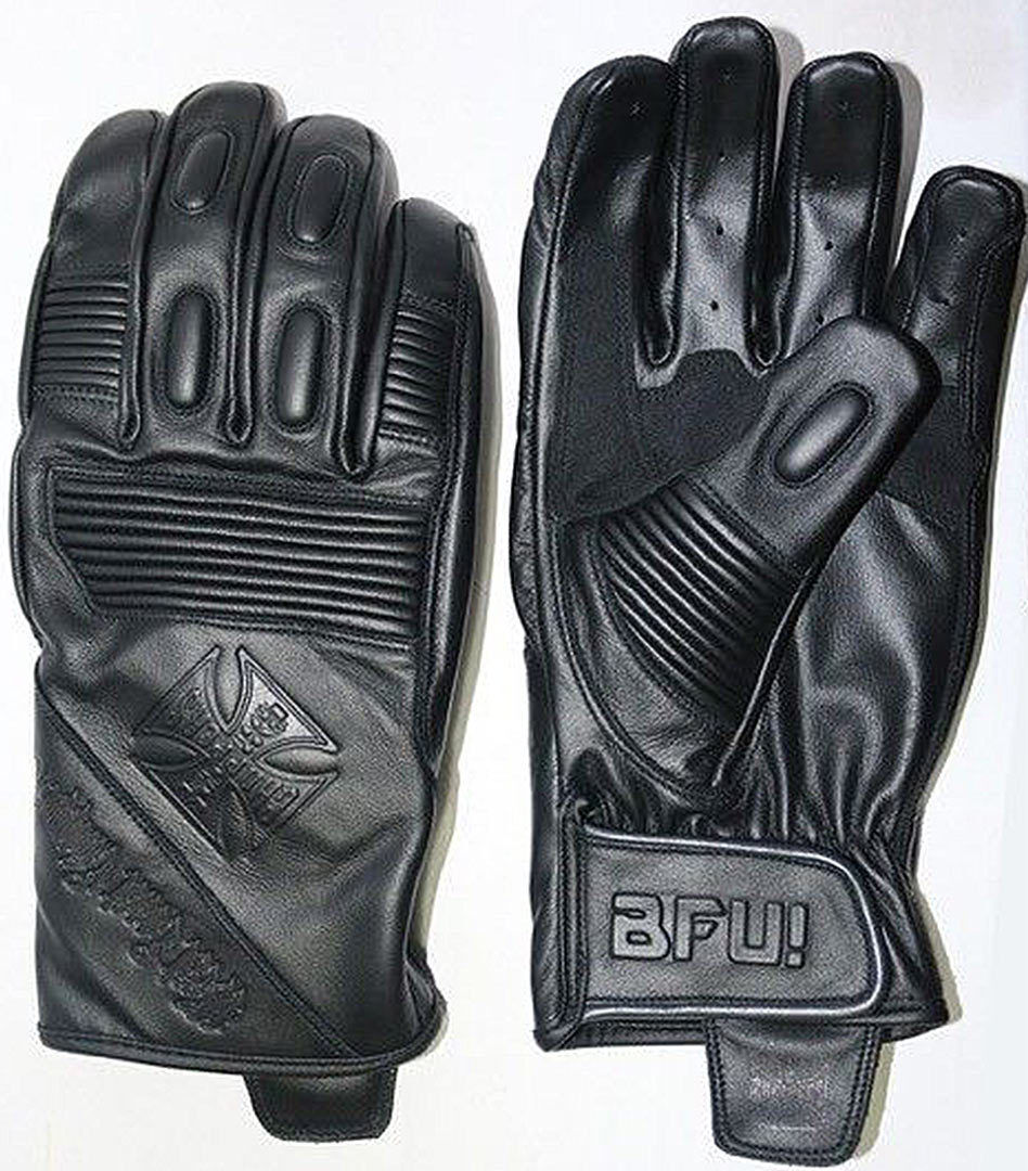 West Coast Choppers BFU Gants en cuir de moto Noir 2XL