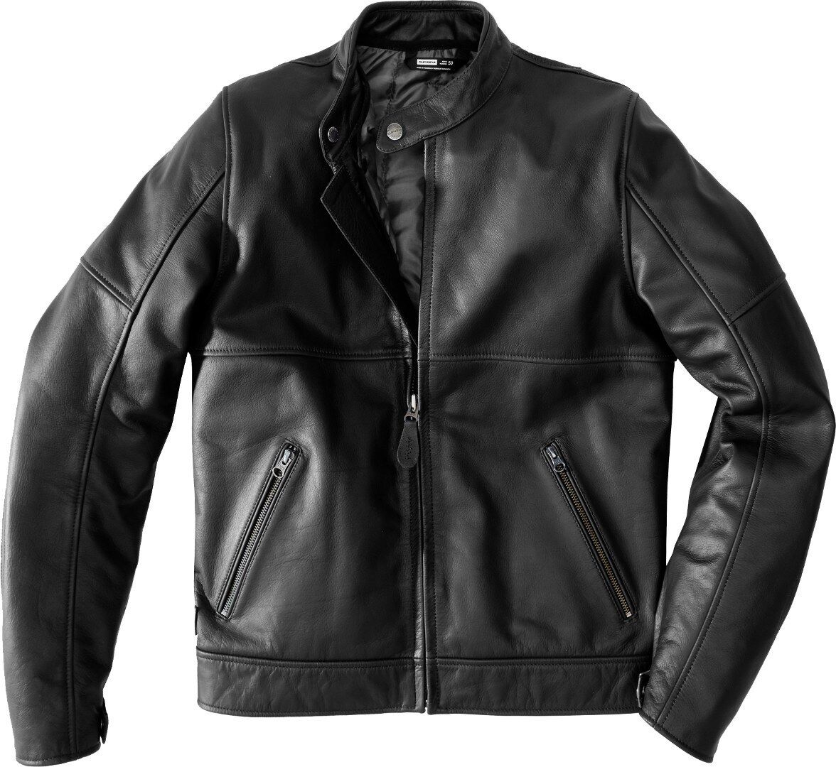 Spidi Mack Veste en cuir de moto Noir 58