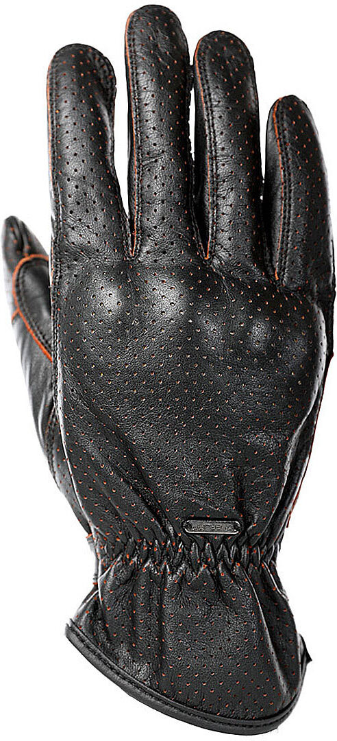 Overlap Milo Vented Gants en cuir de moto Noir L