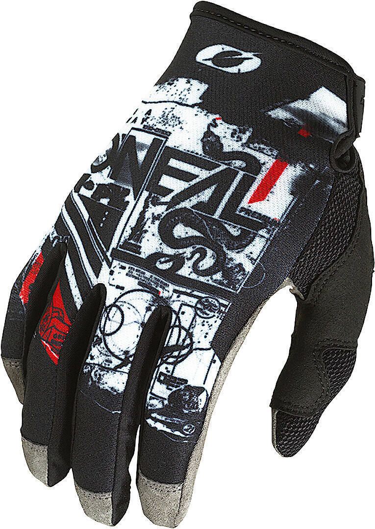 Oneal Mayhem Scarz V.22 Gants de motocross Noir Rouge S