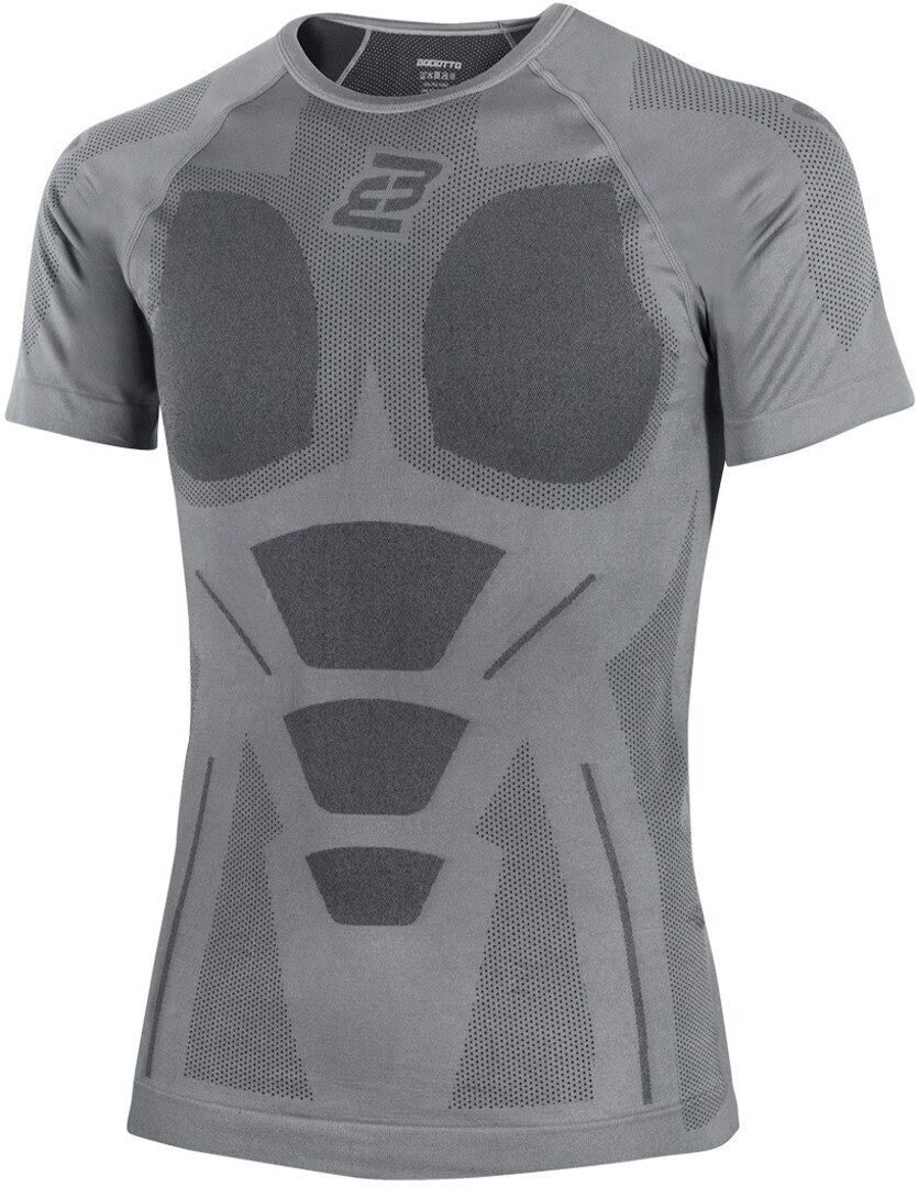 Bogotto Ripped-S Chemise fonctionnelle d’été Gris L XL