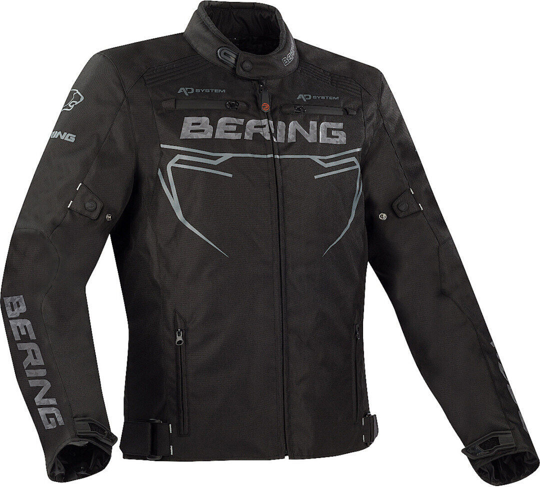 Bering Grivus Veste textile moto Noir Gris S