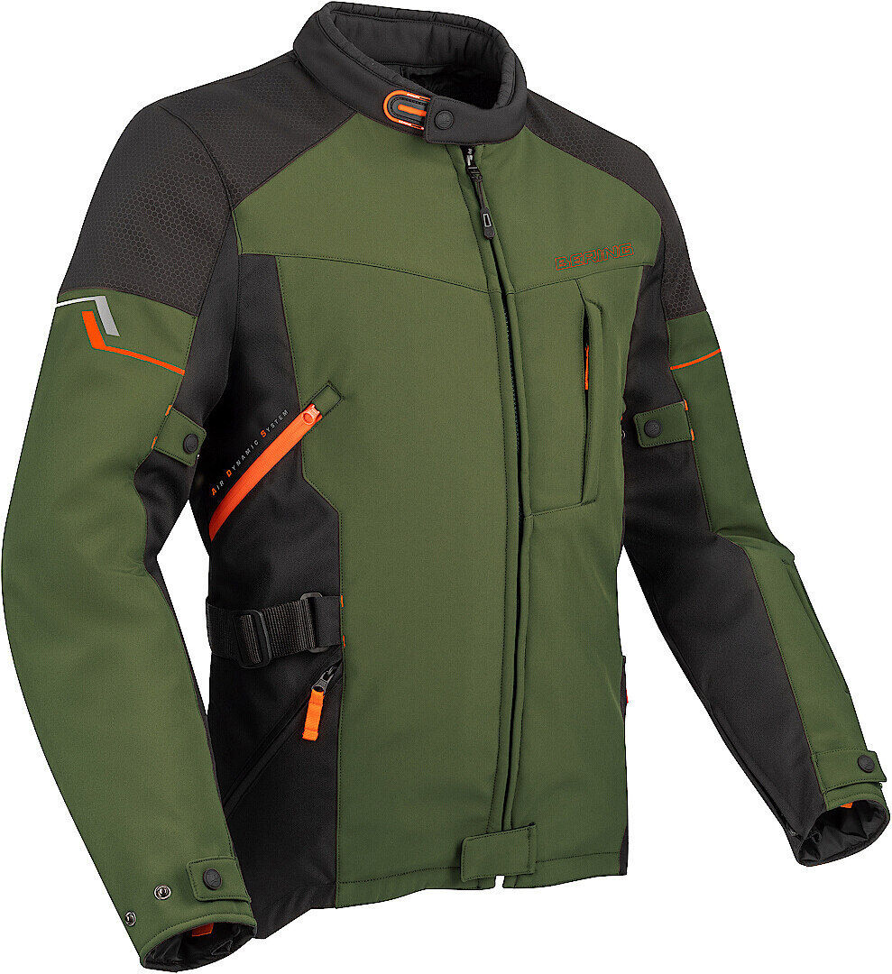 Bering Cobalt Veste textile moto Vert Brun M