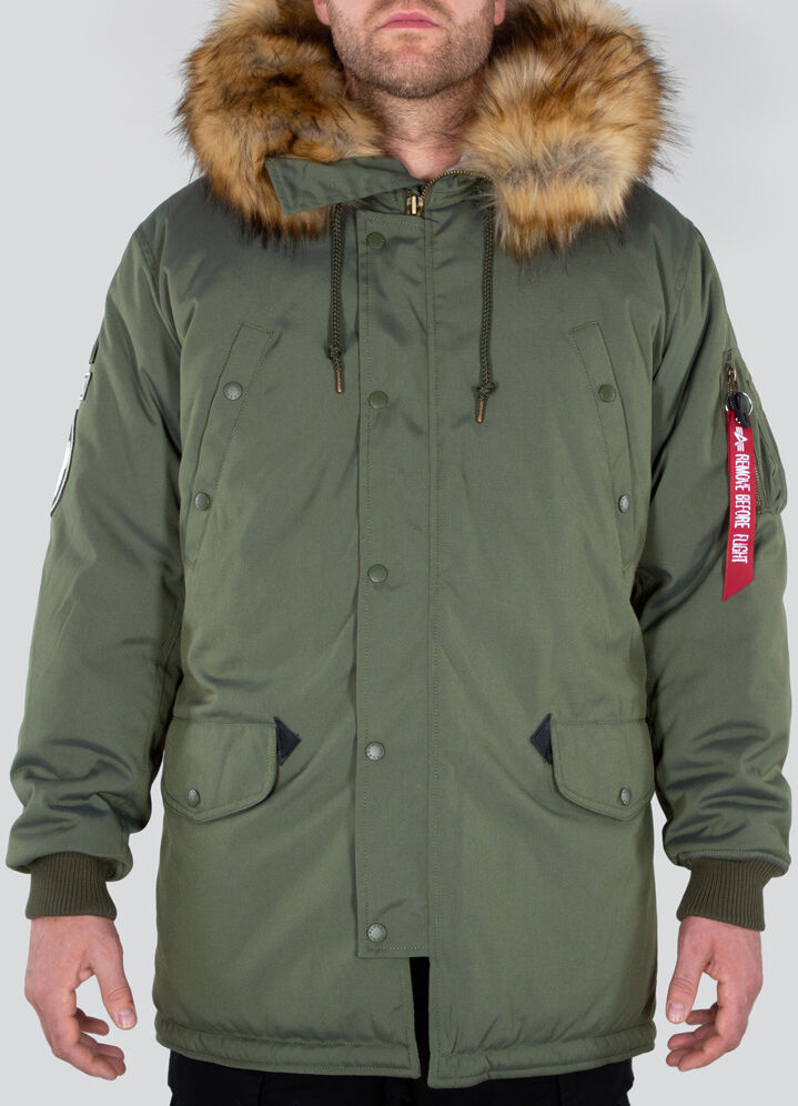 Alpha Industries Arctic Discoverer Veste Vert 3XL