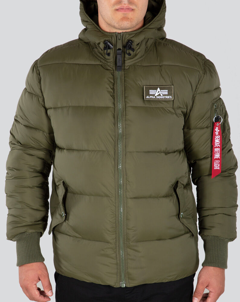 Alpha Industries Hooded Puffer Alpha FD Veste Vert 2XL