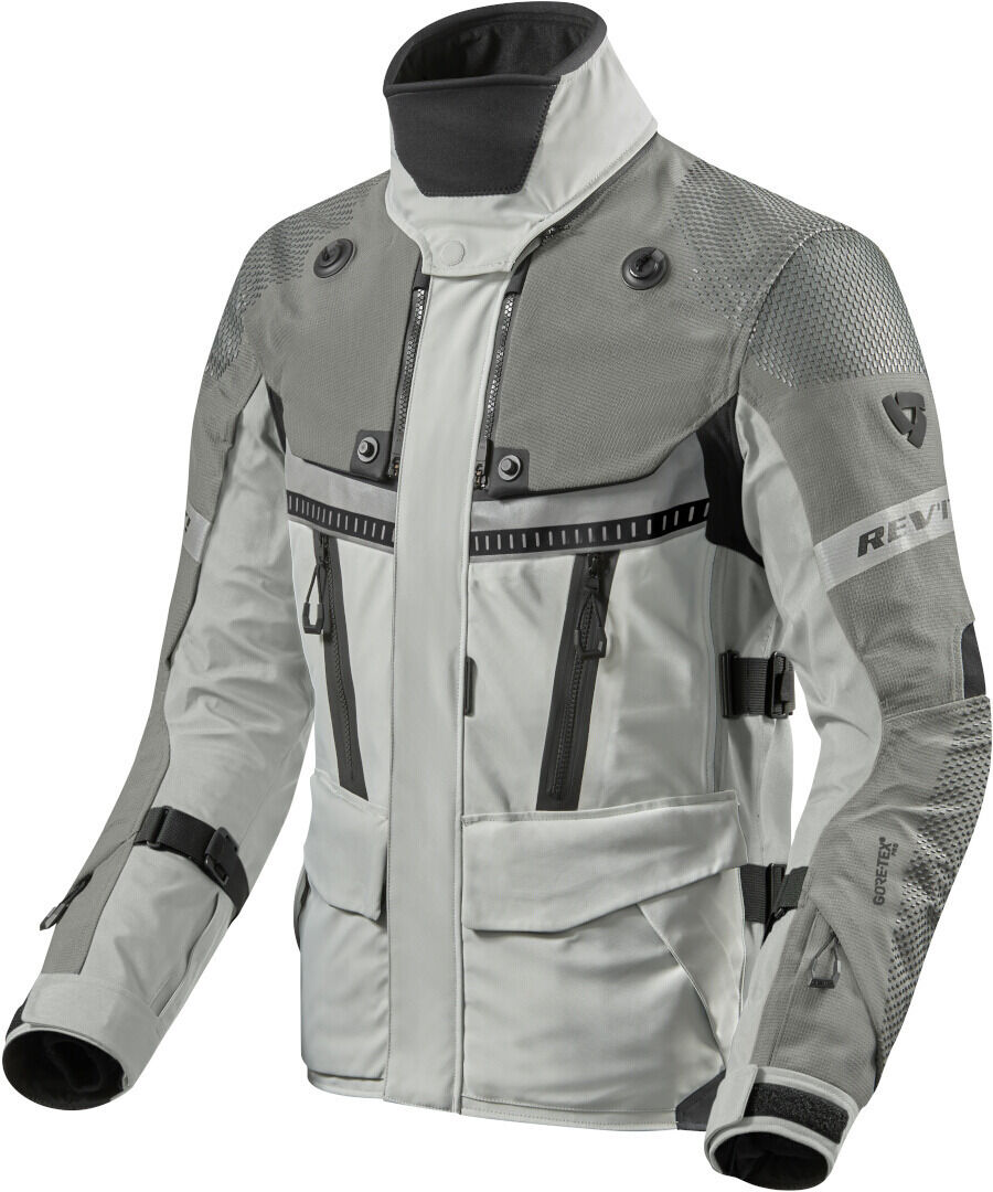 Revit Dominator 3 GTX Veste textile de moto Noir Gris XL