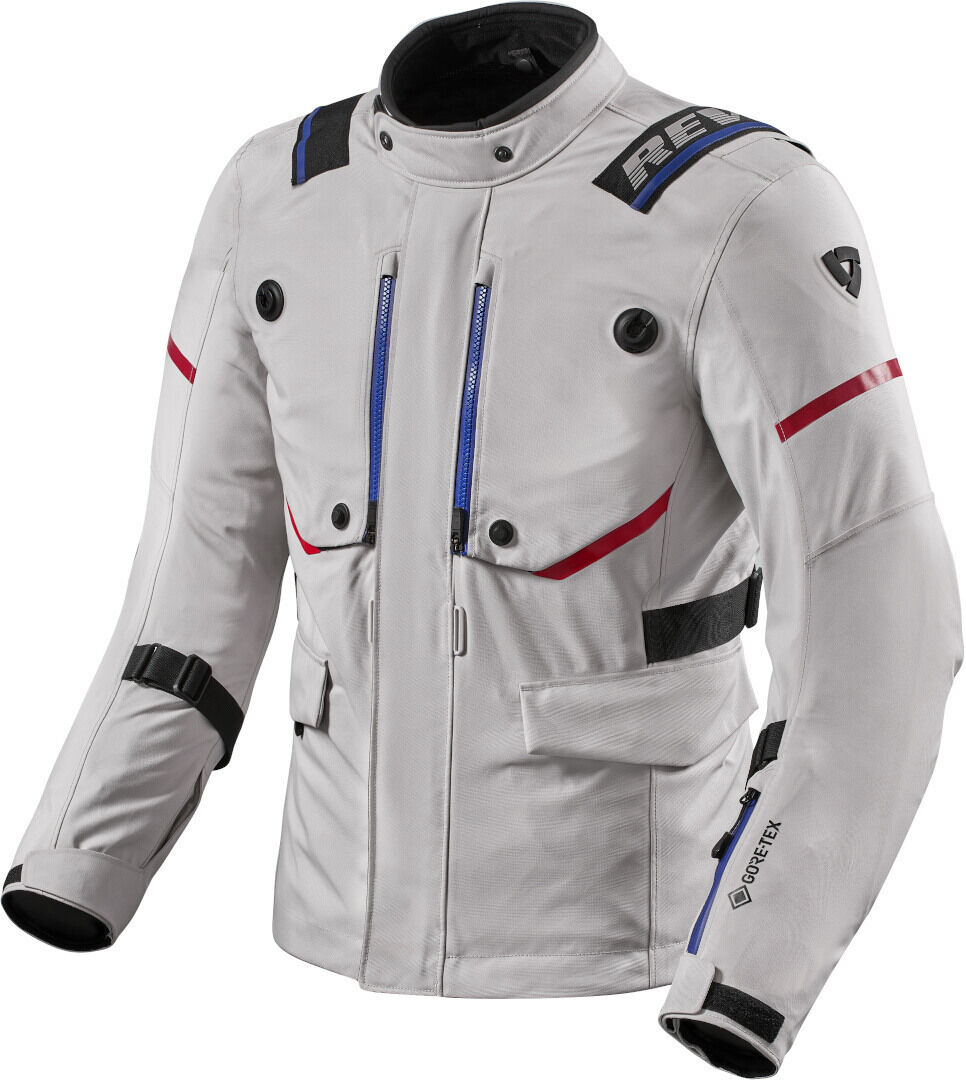 Revit Vertical GTX Veste textile de moto Argent 2XL