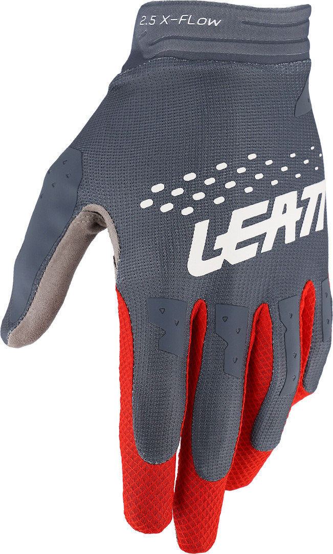 Leatt Moto 2.5 X-Flow Gants de motocross Gris Rouge S