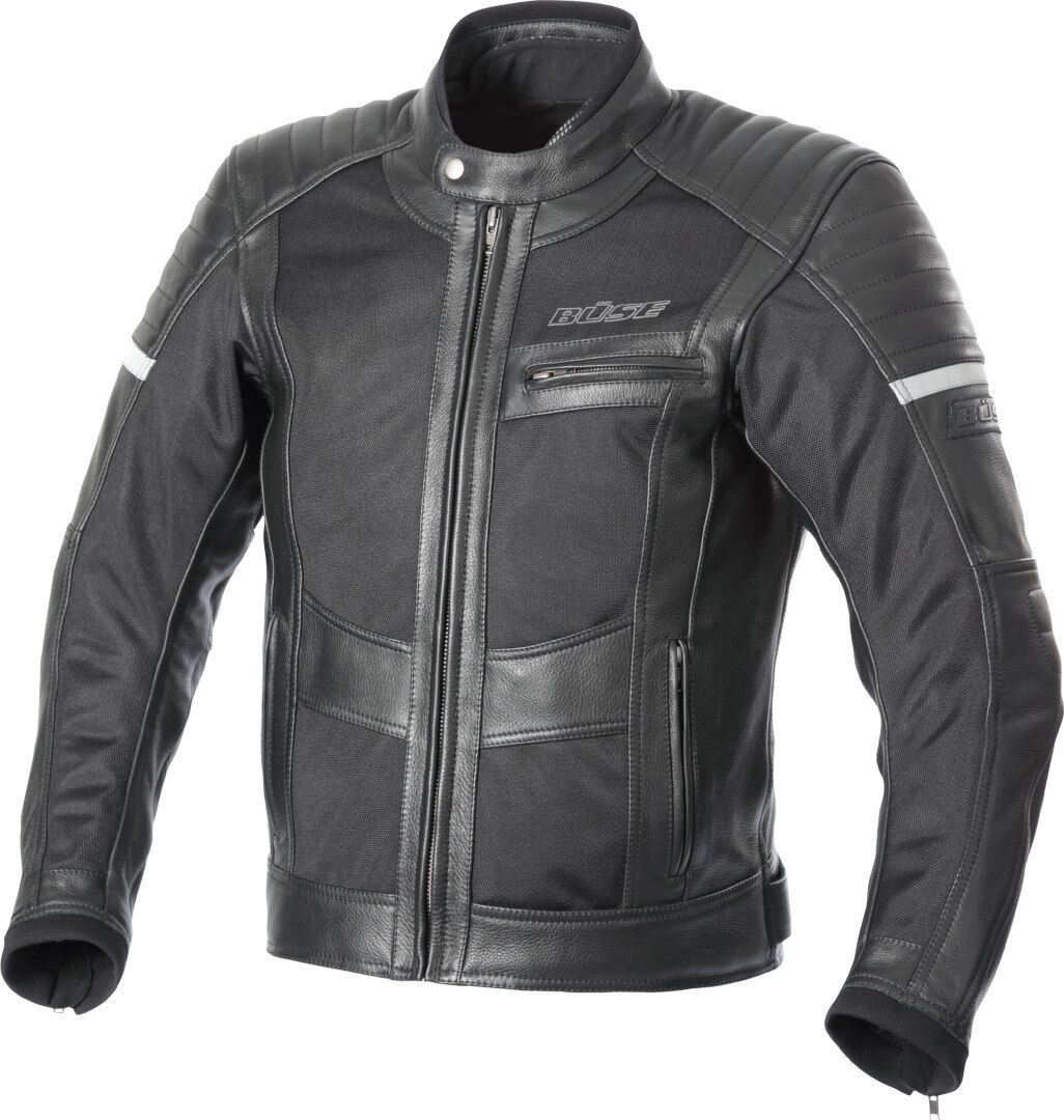 Büse Sunride Veste en cuir de moto Noir 54