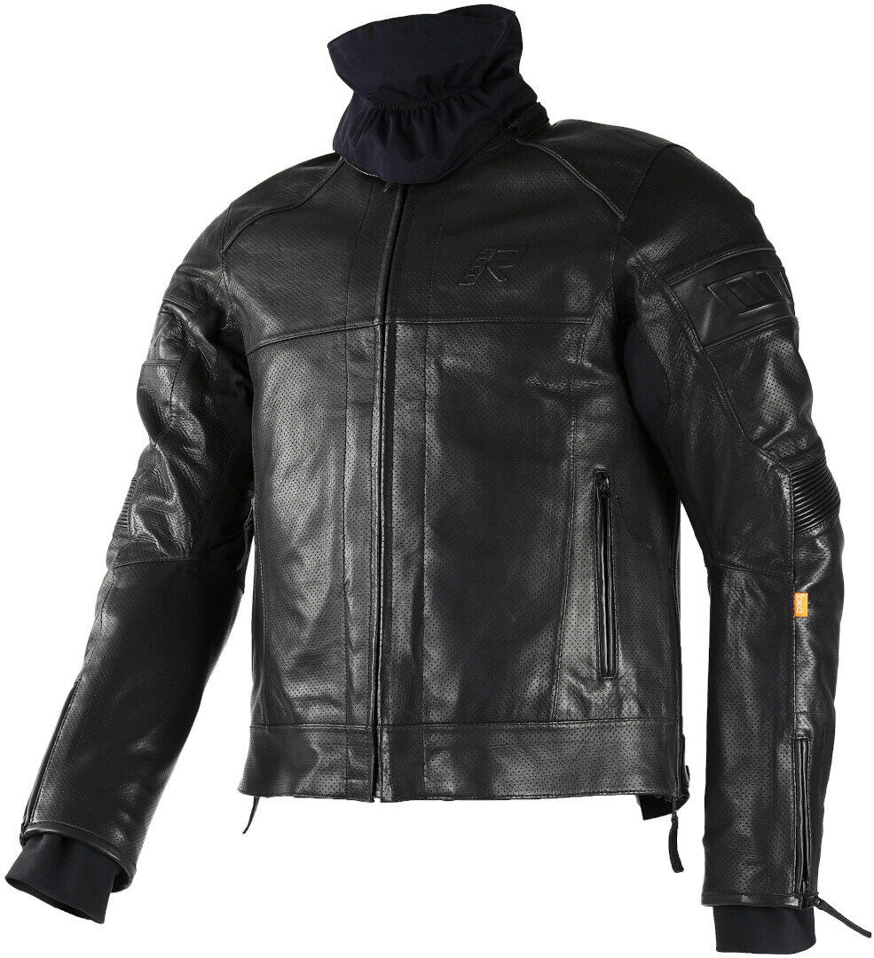 Rukka Aramen Motorcycle Leather Jacket Veste en cuir de moto Noir 58