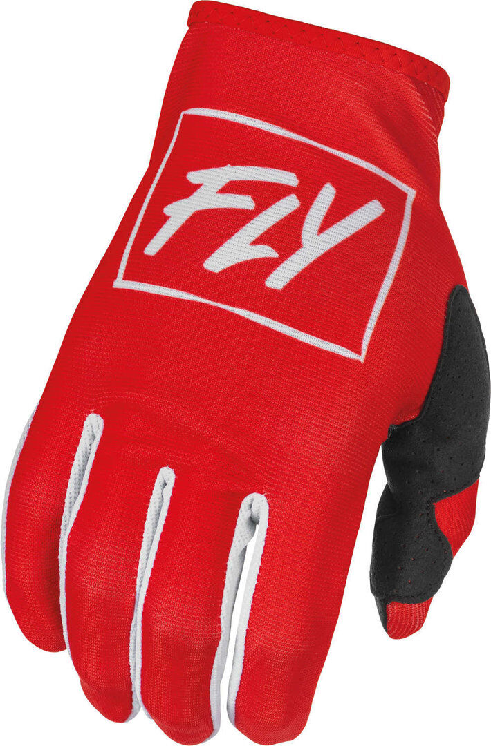 Fly Racing Lite Gants de motocross Blanc Rouge S