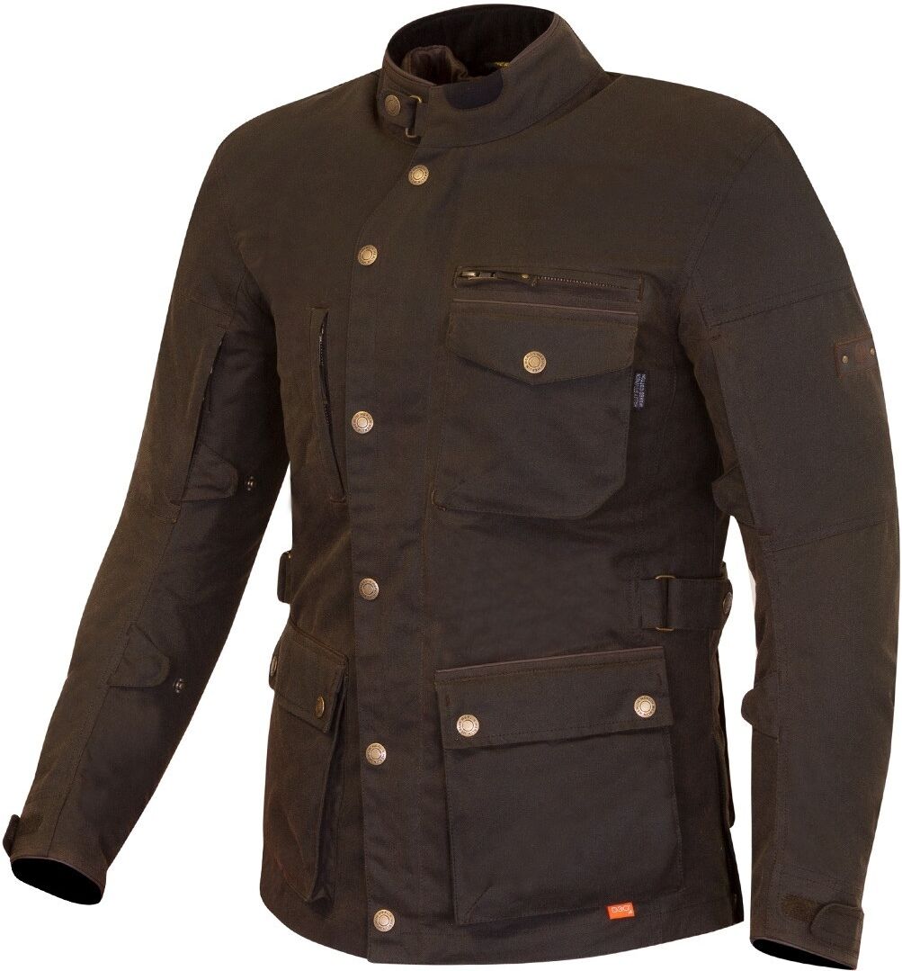 Merlin Monty D3O Wax Explorer Veste textile de moto Vert XL