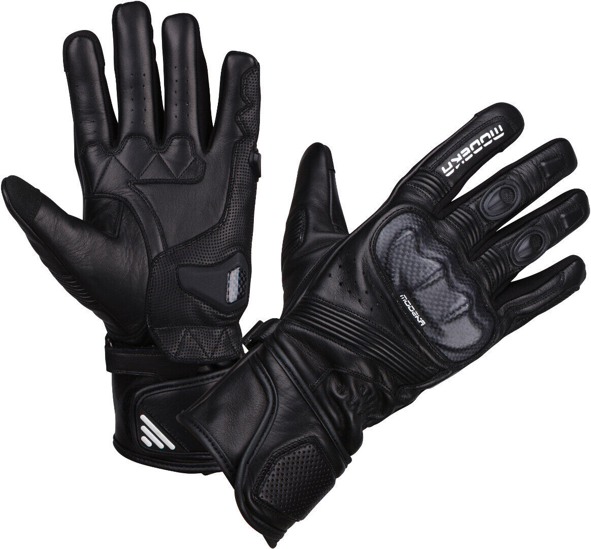 Modeka Miako Motorcycle Gloves Gants de moto Noir M