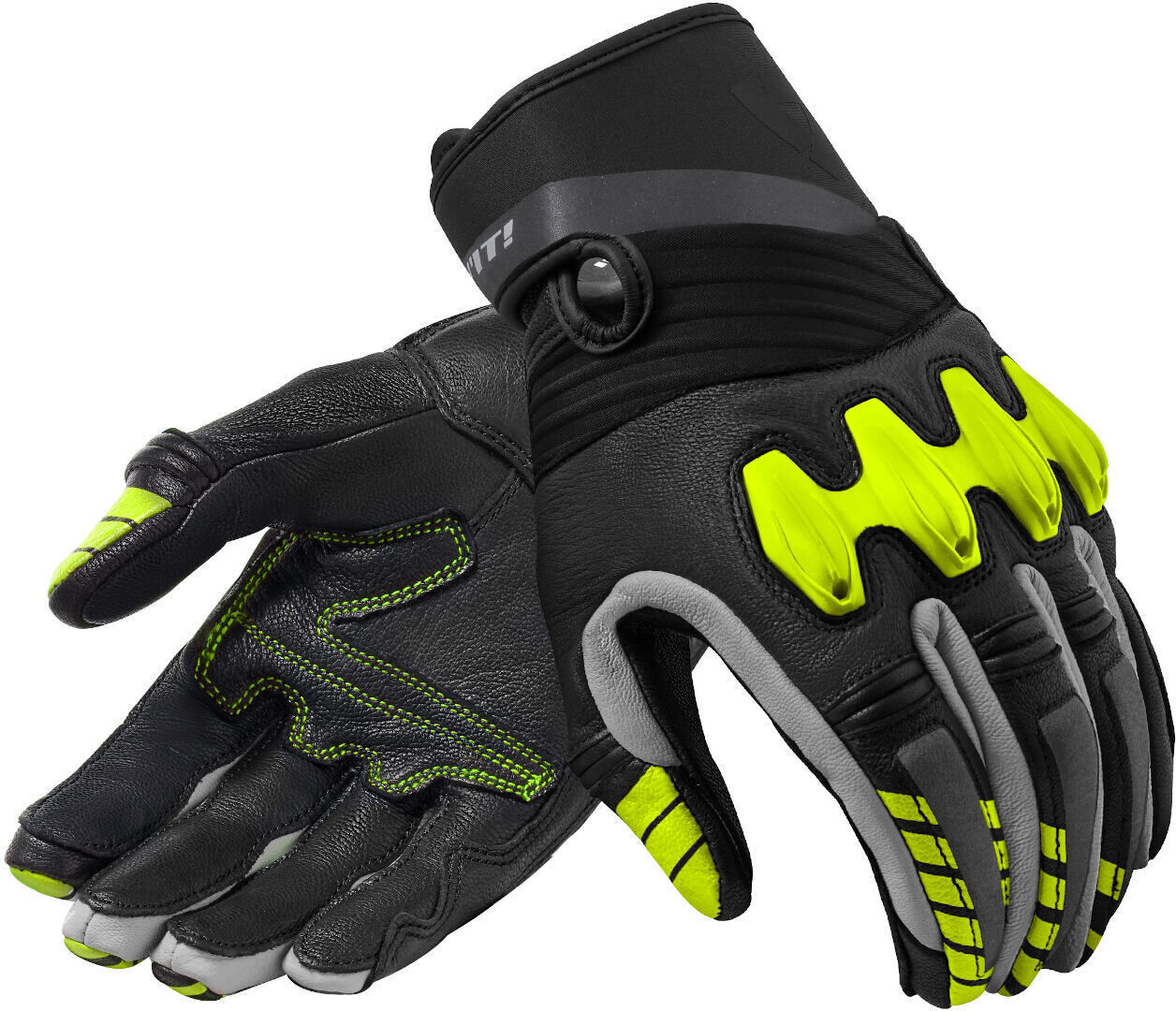 Revit Energy Gants de moto Noir Jaune S