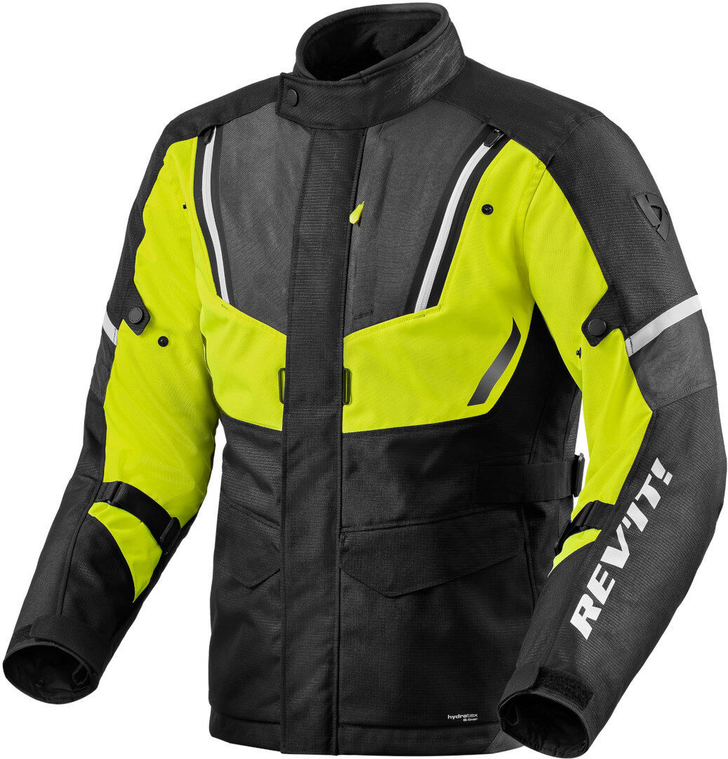 Revit Move H2O Veste textile de moto Noir Jaune L