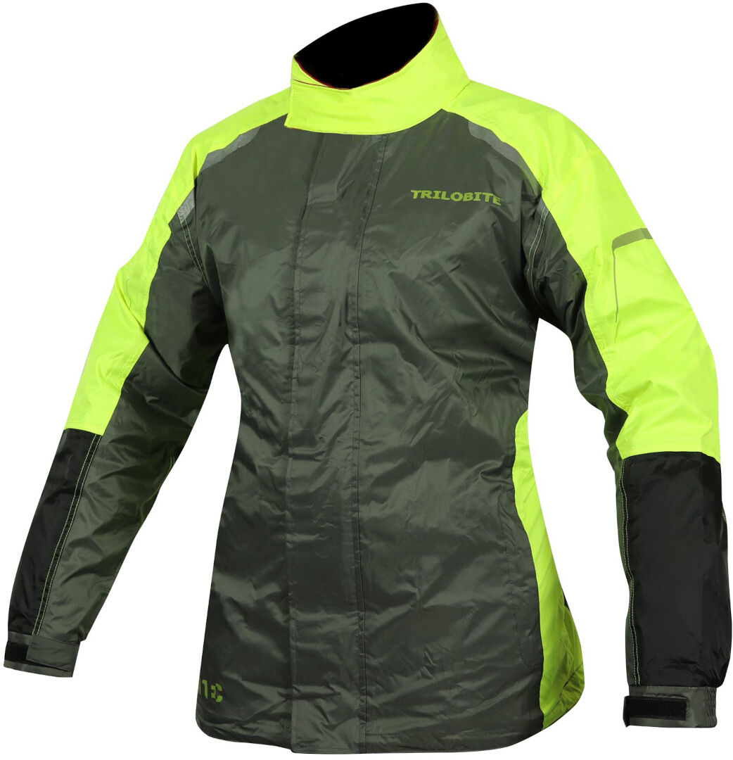 Trilobite Raintec Veste de pluie pour dames Noir Vert S