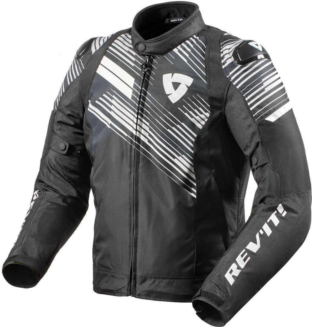 Revit Apex TL Veste textile de moto Noir Blanc 2XL