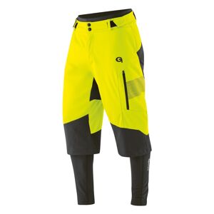 Gonso Fahrradhose »Sirac«, Hohe Wärmeisolation, 100% winddicht, atmungsaktiv neongelb  XXXL