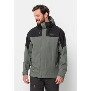 Jack Wolfskin Trekkingjacke »KAMMWEG 2L JKT M«, mit Kapuze gecko-green  XXL (58)