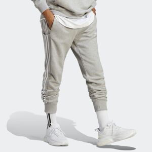 Adidas Sportswear Sporthose »ESSENTIALS FRENCH TERRY TAPERED CUFF 3STREIFEN... Medium Grey Heather / White  4XL