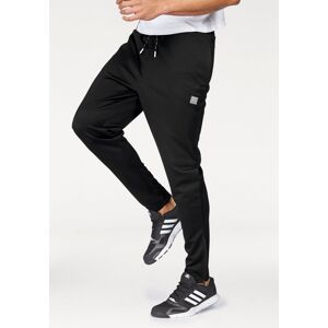 Bruno Banani Trainingshose, mit Reissverschluss am Beinabschluss schwarz (Hose aus nachhaltigem Material)  M (48/50)