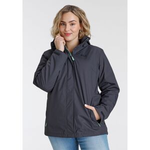 Jack Wolfskin 3-in-1-Funktionsjacke »ROSS ICE JKT«, mit Kapuze graugrün  54