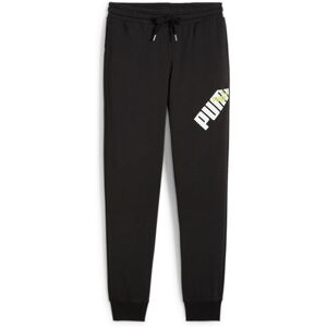 Trainingshose »POWER GRAPHIC SWEATPANTS TR CL« PUMA Black-Lime Sheen  XL